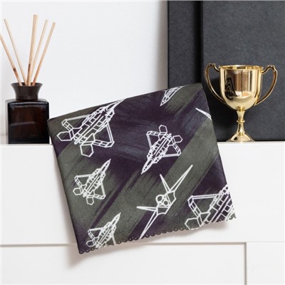 Плед флисовый «Этель. Самолеты», 75×100 см, флис 160 г/м²