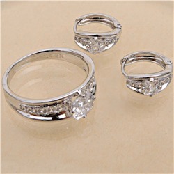 XUPING Кольцо/Серьги с замком кольцо арт. 58 0772 (id 289774)