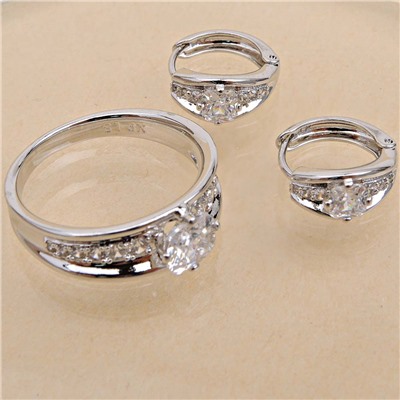 XUPING Кольцо/Серьги с замком кольцо арт. 58 0772 (id 289774)