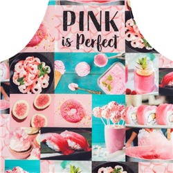 Фартук кухонный Этель PINK, 70×60 см, 100% хлопок, саржа 190 г/м²