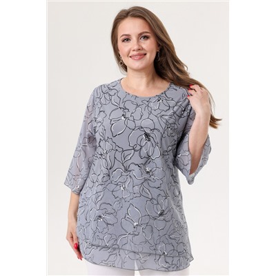 Блузка женская  7024/25/Серый