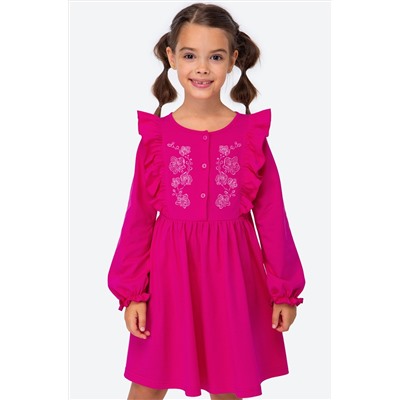 Хлопковое платье для девочки Happyfox