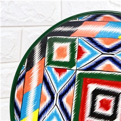 Ляган узбекский Риштанская Керамика «Атлас», d=31 см, разноцветный