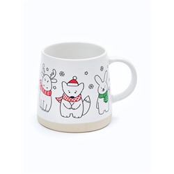 Кружка новогодняя керамическая «Уютных праздников», 360 мл, ручная работа