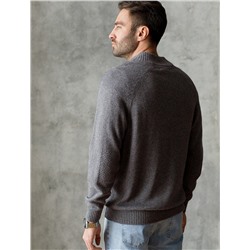 Свитер из теплой пряжи с шерстью с застежкой на крупные пуговицы