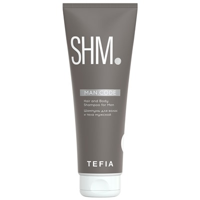 TEFIA Man Code Шампунь для волос и тела мужской 285 мл