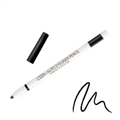 L‘OCEAN Водостойкий автоматический карандаш для глаз / Auto Eyeliner Pencil #01, Real Black, 0,5 г 22740