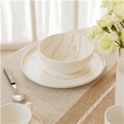 Салатники SL Home «Гатто», 1.1 л, d=18.5 см, набор 2 шт., фарфор, белые