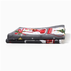 Набор новогодних кухонных полотенец Доляна «Волшебного года» 35×60 см-2 штуки, 100% хлопок