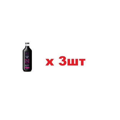 Family Cosmetics Genesis PRO HAIR Кератиновый Шампунь-блеск 400мл для всех типов волос 3шт