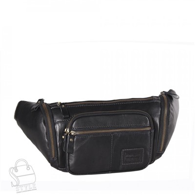 Сумка мужская кожаная 1395-1TR black Tough Ryder