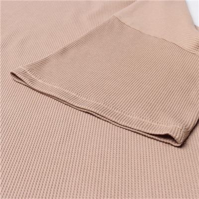 Пижама женская (футболка, шорты) KAFTAN Basic line, размер 42, цвет кофейный