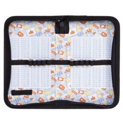 Пенал 2-х ств. 190х115 мм "Автопобедитель" с табл.умножения (083302) 43018 Хатбер