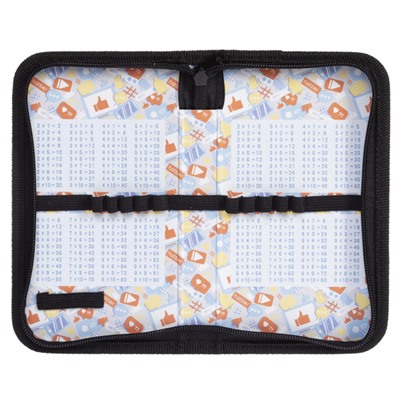 Пенал 2-х ств. 190х115 мм "Автопобедитель" с табл.умножения (083302) 43018 Хатбер