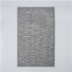 Коврик для дома Доляна «Букли длинные», 50×80 см, серый
