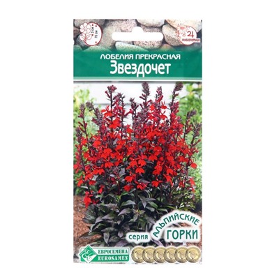 Семена лобелия прекрасная «Звездочет», 3 шт.