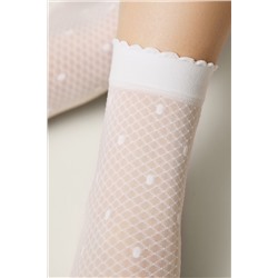 CONTE Тонкие носки в горошек на сетке MONA CONTE ELEGANT, 1234338