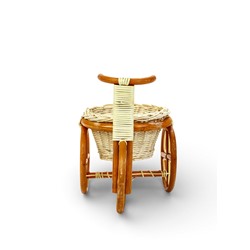 Декоративное кашпо «Велосипед», 31×17×25 см, деревянное, плетёное