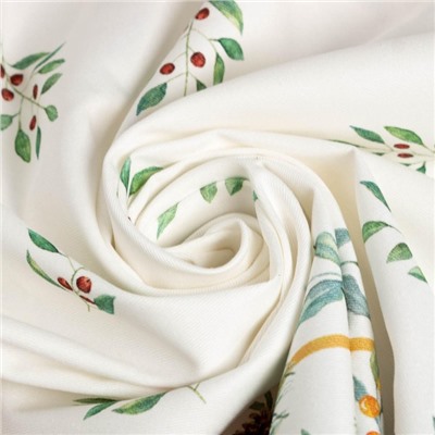 Скатерть новогодняя «Этель» Christmas bells, 150×110±2 см с ГМВО, 100% хлопок, саржа 190 г/м²