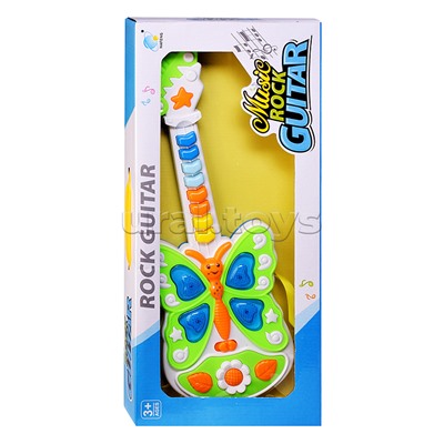 Гитара "Яркая бабочка" в коробке