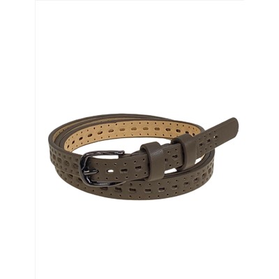 Ремень женский из искусственной, цвет коричневый