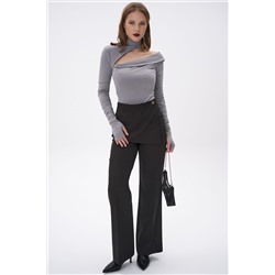 Лонгслив Крис (тёмно-серый)