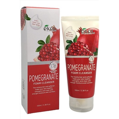 Ekel Пенка для умывания с экстрактом граната / Foam Cleanser Pomegranate, 100 мл KRISTALLER, 1112149