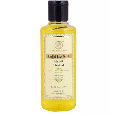 Khadi Natural Травяной Гель для умывания лица 210мл