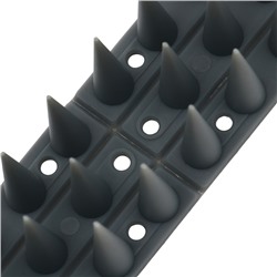 Отпугиватель для птиц, 33.5×4.5 см, шипы противоприсадные, 51 шт., 3 ряда, Greengo