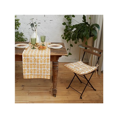 Подушка на стул «Этель» Yellow garden, 42×42 см
