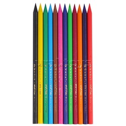 Карандаши цветные пластиковые "Meow", 12 цветов