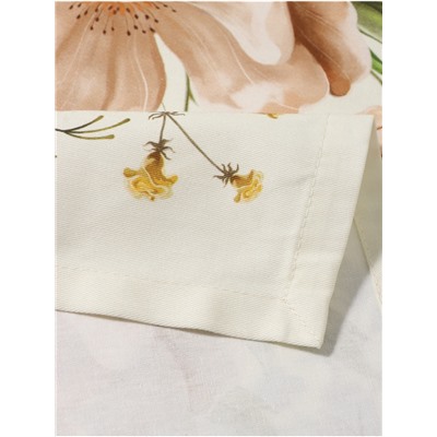 Дорожка на стол Этель Red flowers 40×146 см, 100% хлопок, саржа 190 г/м²