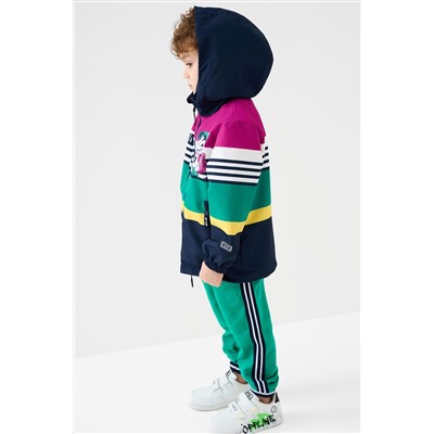 Куртка текстильная с полиуретановым покрытием для мальчиков (ветровка) PLAYTODAY, 1240303