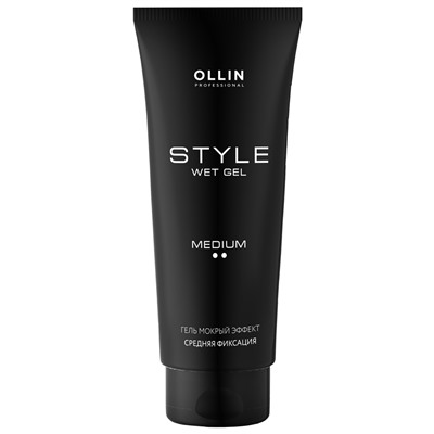 OLLIN Style Гель «Мокрый эффект» средней фиксации 200 мл