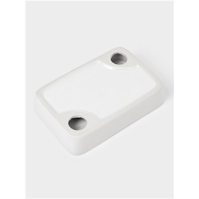 Набор для ванной «Кристаль», 4 предмета, дозатор для мыла, 2 стакана, мыльница