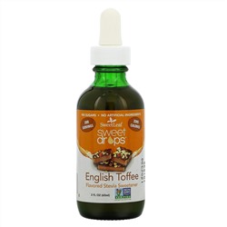 Wisdom Natural, SweetLeaf, Sweet Drops Stevia Sweetener,  English Toffee, 2 fl oz (60 ml)