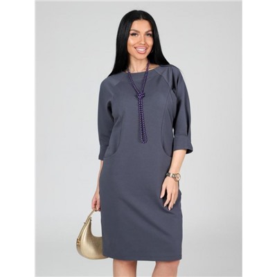 Платье "Вокал" (Темно-серый)