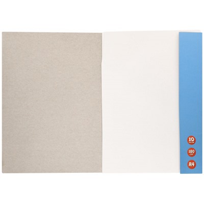 Папка для акварели А4 10л 180г/м2 БА10А4КР Creativiki