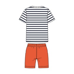 Комплект трикотажный для мальчиков: фуфайка (футболка), шорты