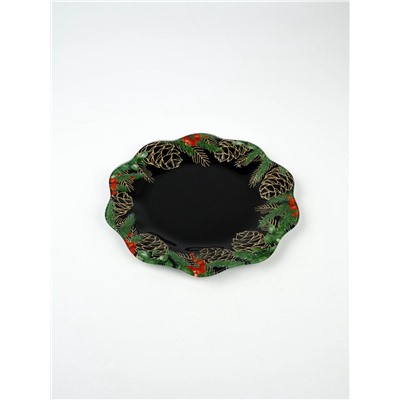 Тарелка плоская новогодняя «Зимние истории», d=23 см