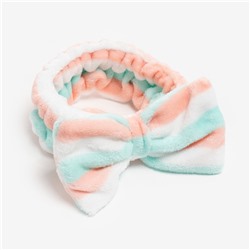 Набор для бани и ванной «Этель. Полосы», полотенце-парео 75×120 см, повязка на голову