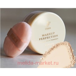 Ffleur Пудра Makeup Рассыпчатая  корректирующая для лица Банана PP-05
