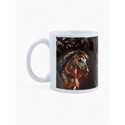 Подарочный новогодний набор «Счастья и удачи»: чай 50 г, кружка 300 мл., свеча