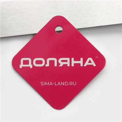Кондитерская лопатка - палетка прямая Доляна, 32.5×3 см, рабочая часть 20 см, серебристая