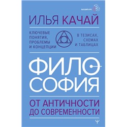 АСТ Илья Качай "ФИЛОСОФИЯ. От античности до современности. Ключевые понятия, проблемы и концепции в тезисах, схемах и таблицах"