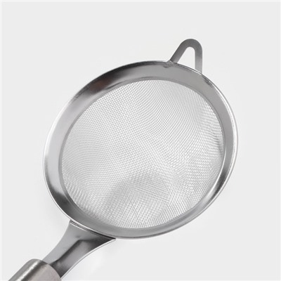 Сито - дуршлаг с ручкой Доляна «Валдай», d=8.8 см, нержавеющая сталь