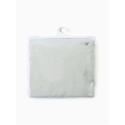 Простыня на резинке 2-спальная LoveLife, 160×200+25 см, зелёная, жатка