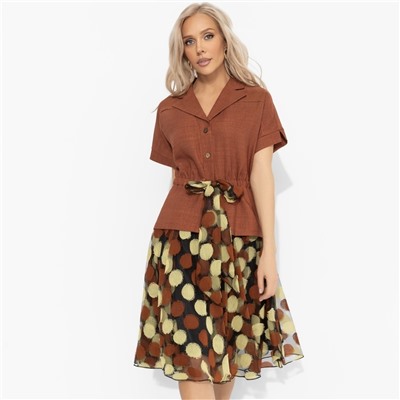 Костюм с юбкой приталенный, Светские манеры (фэшн, 2 в 1)