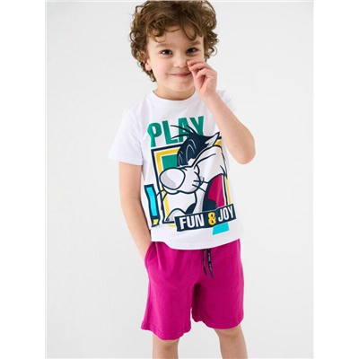 Комплект трикотажный для мальчиков: фуфайка (футболка), шорты