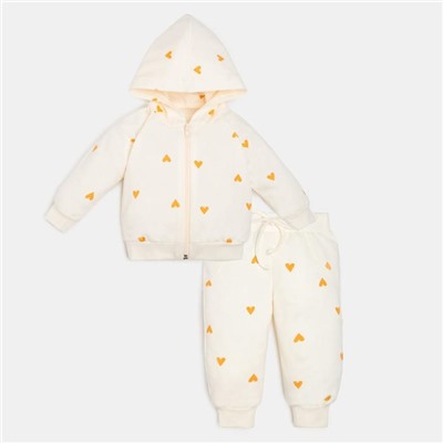 Костюм для девочки (толстовка и брюки) «Крошка Я» Unicorn, рост 62-68 см